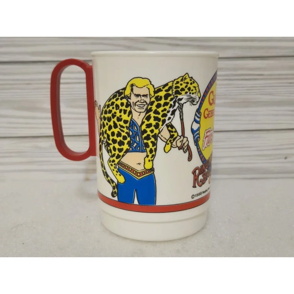 VINTAGE 1988 CIRCUS CUP FAREWELL TOUR RINGLING BARNUM BROS. & BAILEY CIRCUS